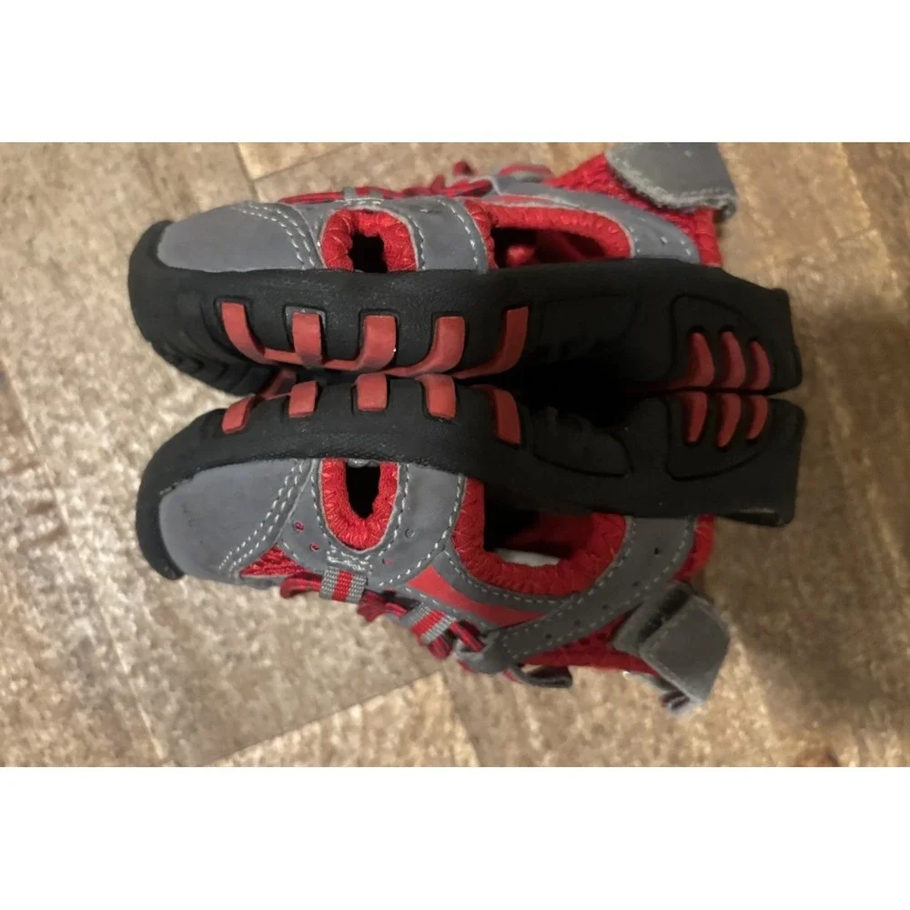Koala Kids Toddler Boys Sandals Size 5‎ Grey and Red